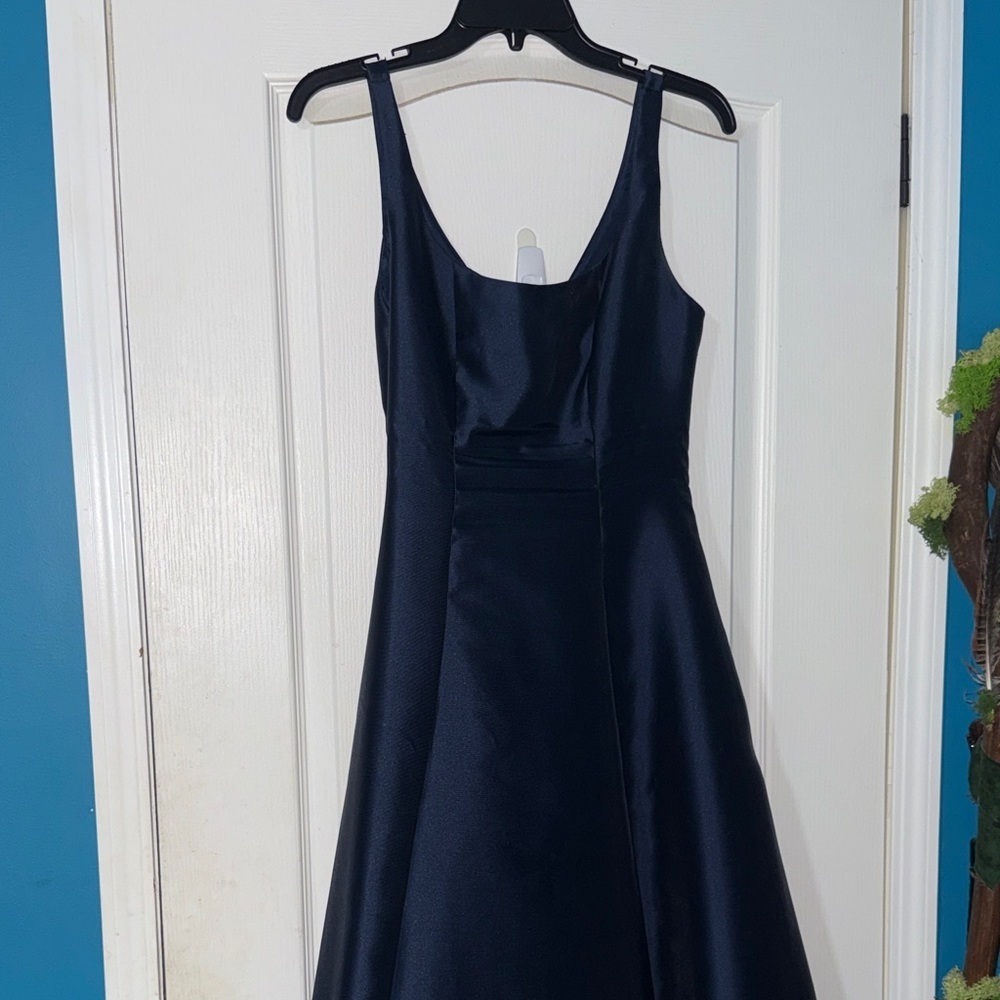 Elegant Navy Blue Women's Dress